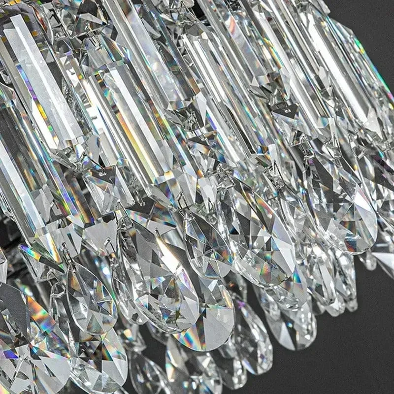 Lustre Contemporain en Cristal Luxe