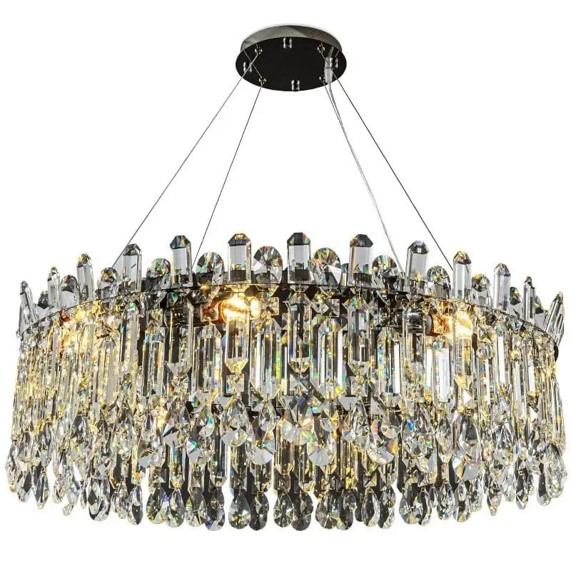Lustre Contemporain en Cristal Luxe