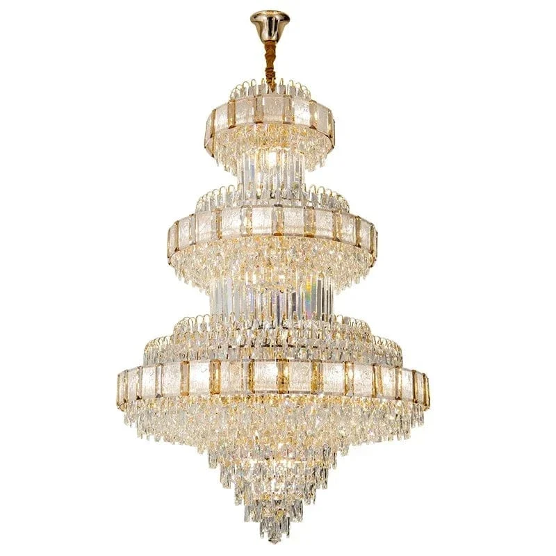 Grand Lustre en Verre Luxe