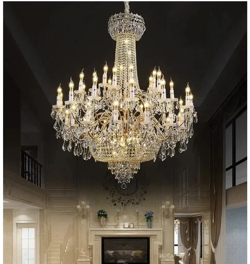 Grand Lustre Luxe pour Salon d'Hotel