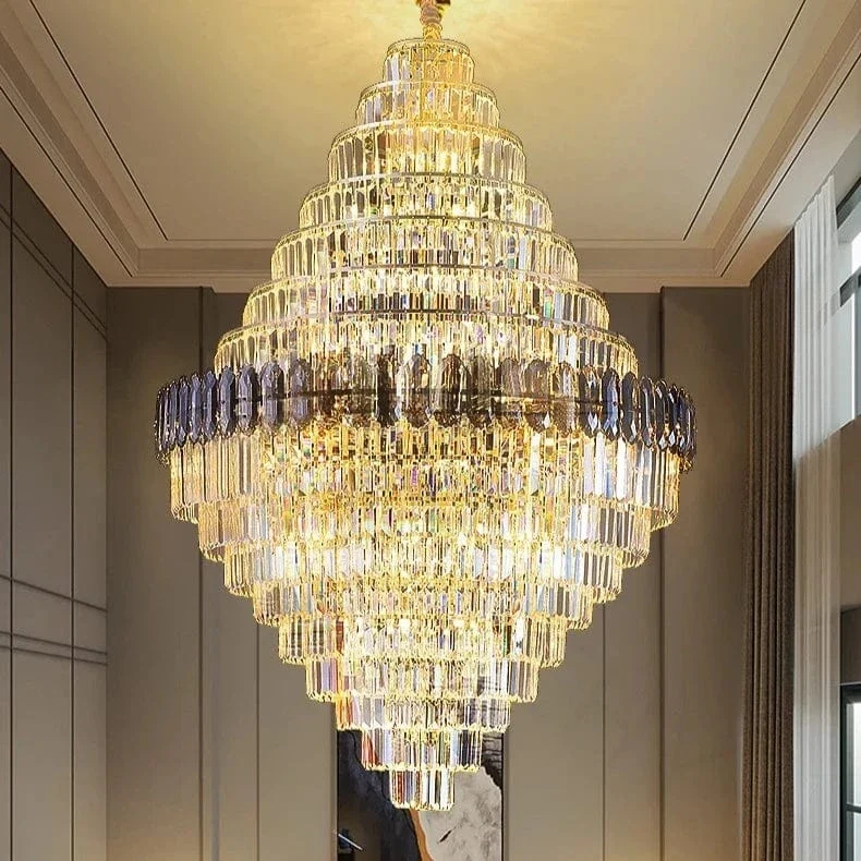 Lustre Cristal Geant Pour Salles
