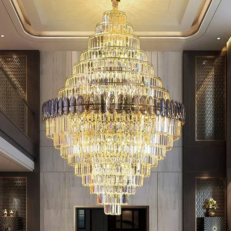Lustre Cristal Geant Pour Salles