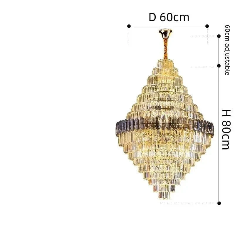 Lustre Cristal Geant Pour Salles