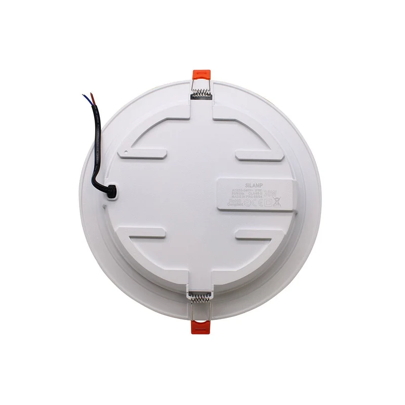 Spot LED Encastrable Plat Étanche 30W BLANC Transformateur Intégré - Pack de 10