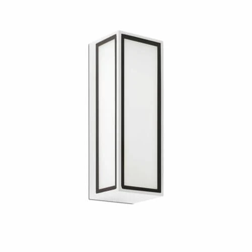 Applique murale extérieure PIVOT blanche verre opale