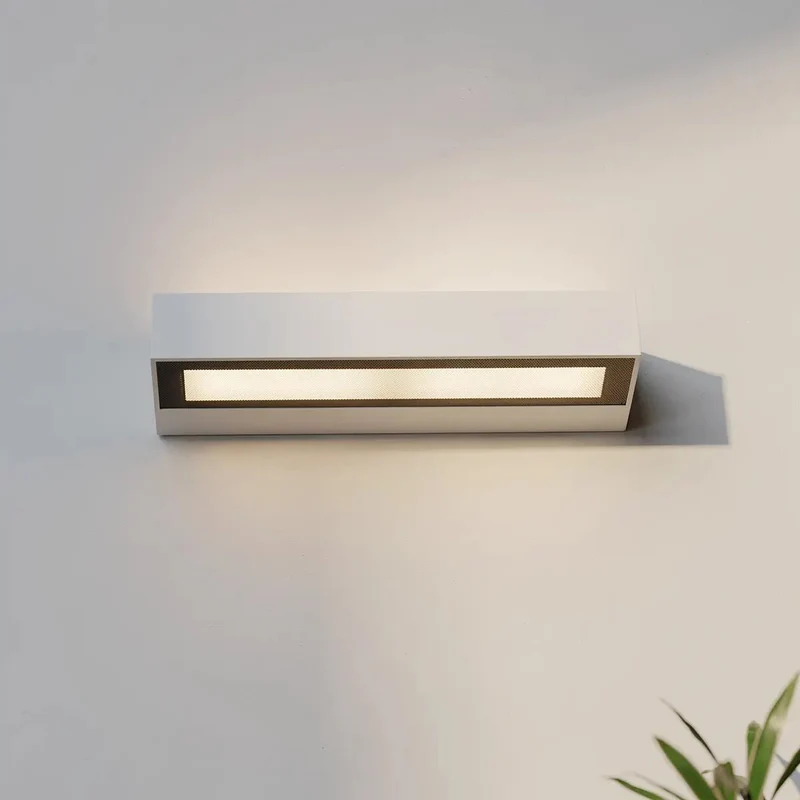 Applique d'extérieur LED DORO-28 gris foncé 28 W, lumière haut / bas, aluminium