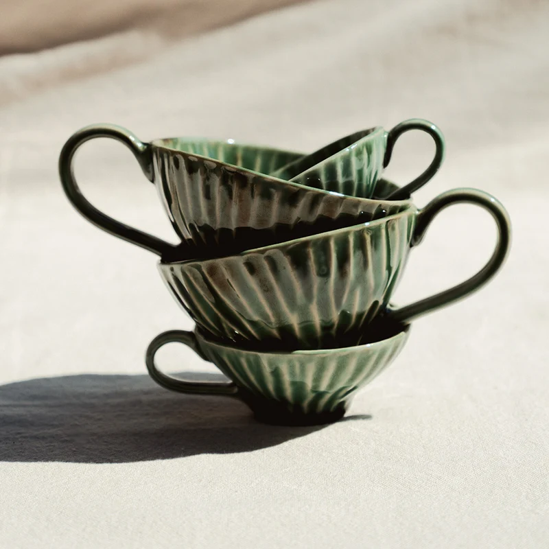 Serax Verde Lanza Cappuccino Cup - Set of 2