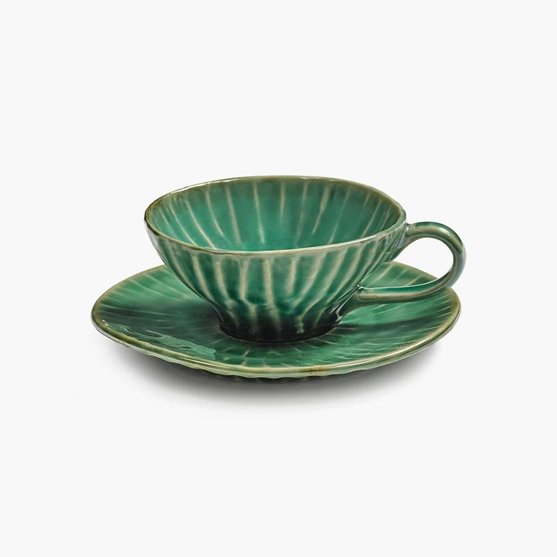 Serax Verde Lanza Espresso Cup Saucer - Set of 2
