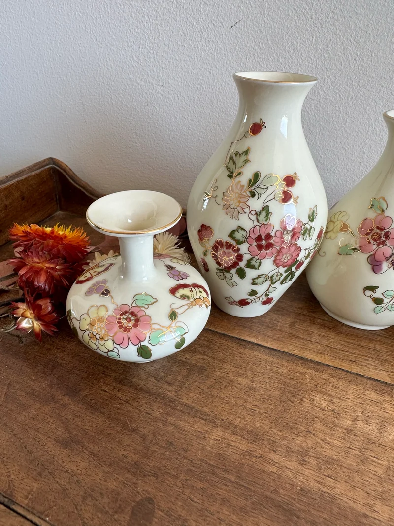 Set de 6 pièces en porcelaine Zsolnay