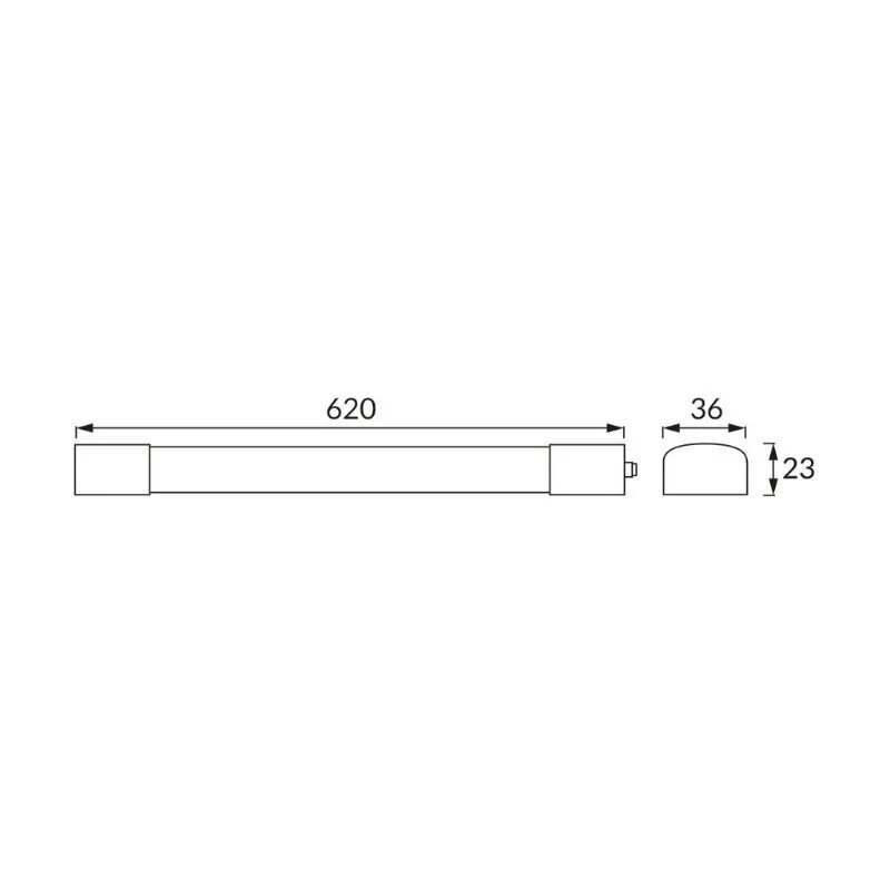 Réglette LED Étanche 60cm 18W Fine