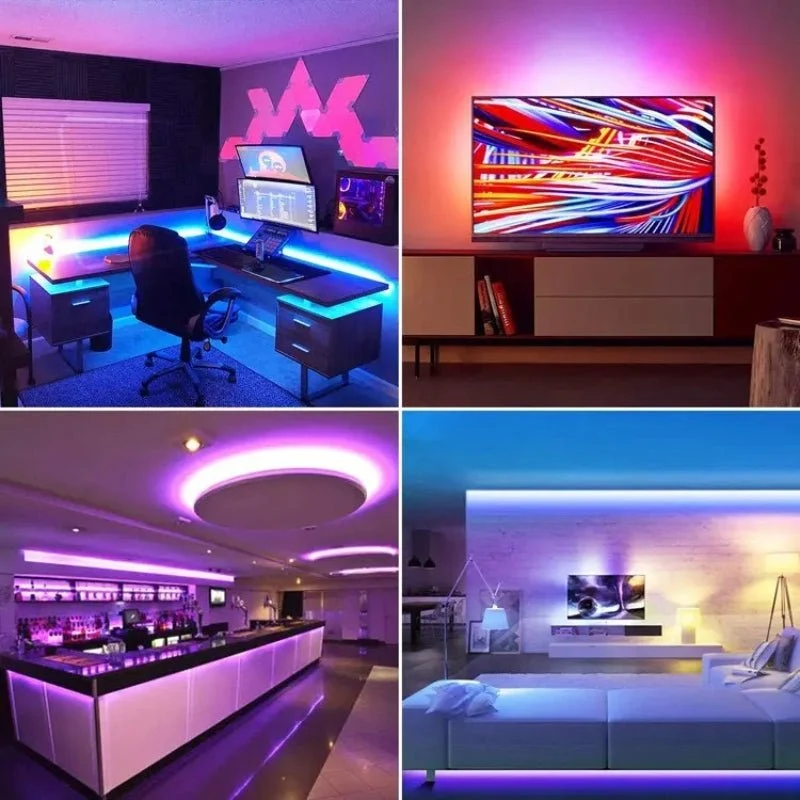 Ruban LED 36W DC12V 60 LED/m 5m RGB + Adaptateur Secteur et Contrôleur