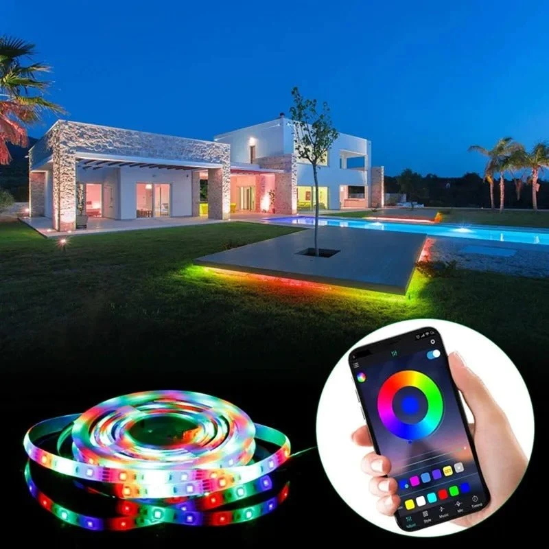 Ruban LED RGBW Wifi DC12V 60 LED/m 2m + Adaptateur Secteur et Contrôleur Wifi