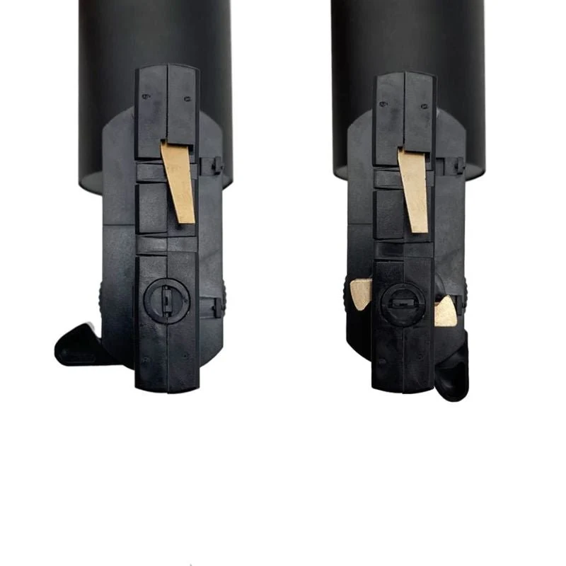 Spot LED sur rail 80° Triphasé NOIR pour ampoule GU10 - Pack de 5