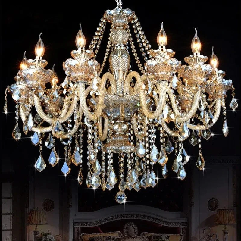 Lustre Chandelier Dore