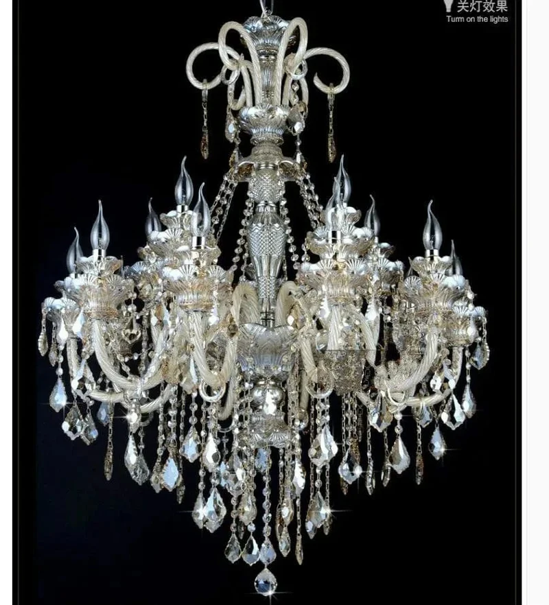 Lustre Chandelier Dore