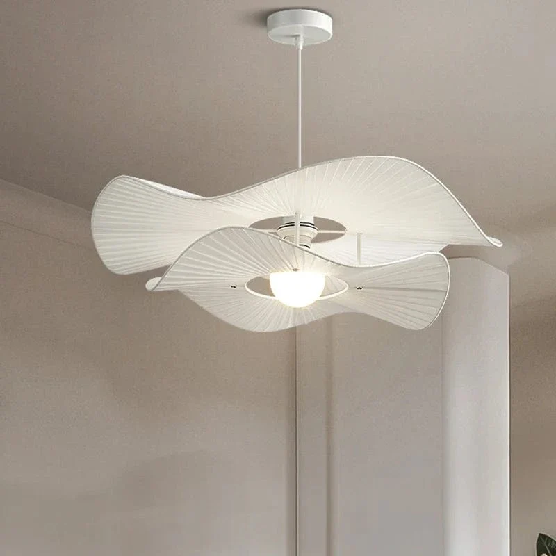 Grande Suspension Blanche Salon