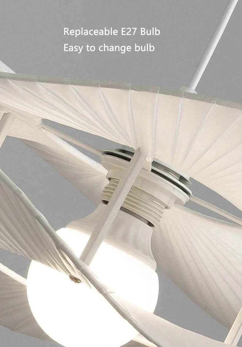 Grande Suspension Blanche Salon