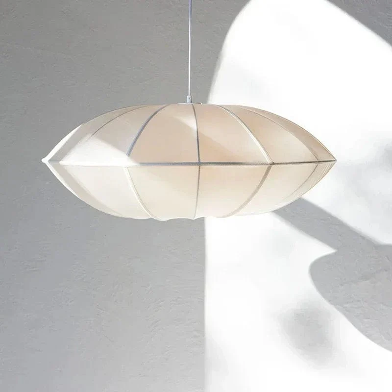 Suspension LED Médiévale Nordique – Lampe Zen en Soie pour Salon, Chambre & Décoration Maison