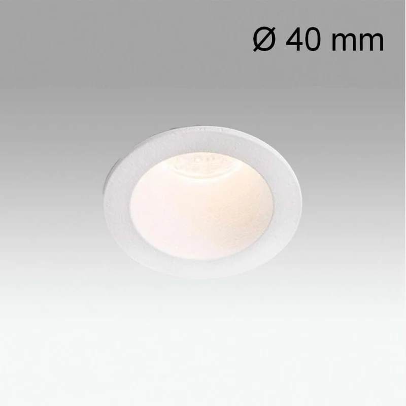 Spot encastrable FOX LED 5W Ø 40 mm blanc