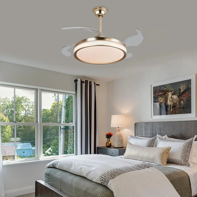 Modern Ceiling Fan Light With Handheld Remote Offering 3000K To 6000K Glow For Straight Up Clean Setup Uses Stable Base And Dual Adjustment Rods For Zero Fuss Install And Smooth Daily Vibes