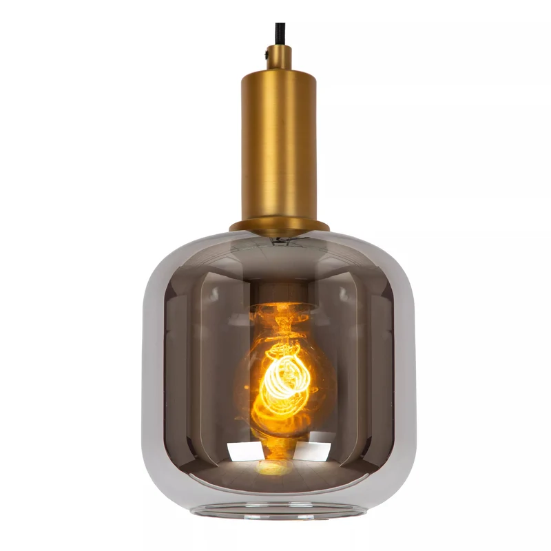 Luminaire suspension en verre noir Cuisine