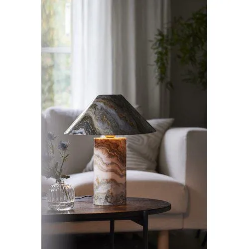 Lampe de table design marbre