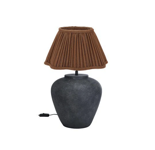 Lampe en céramique anthracite pour Salon