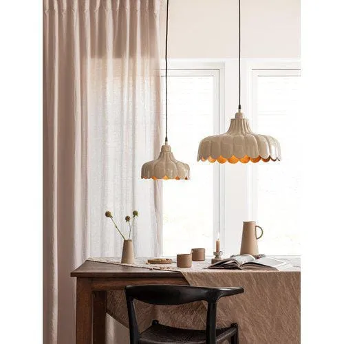 Suspension Marron brillant