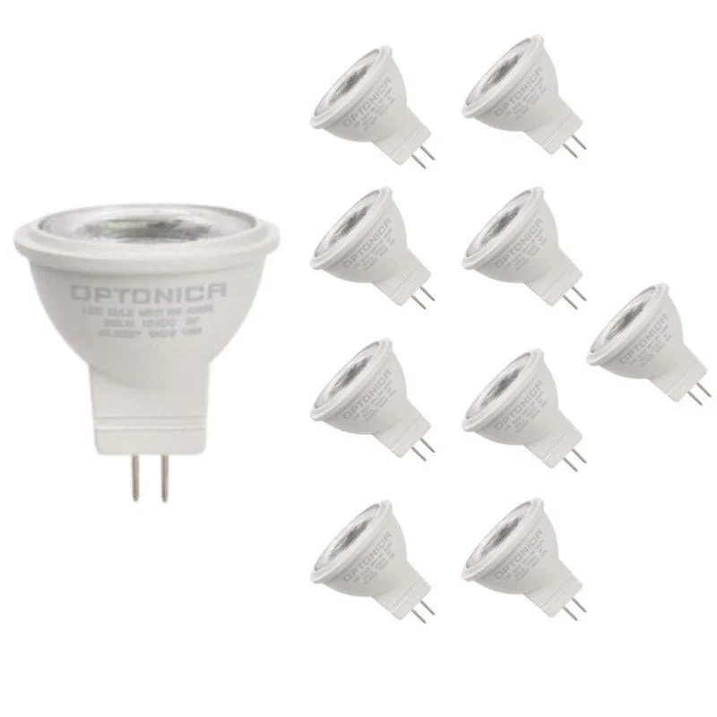 Ampoule LED GU4 / MR11 3W 12V - Pack de 10