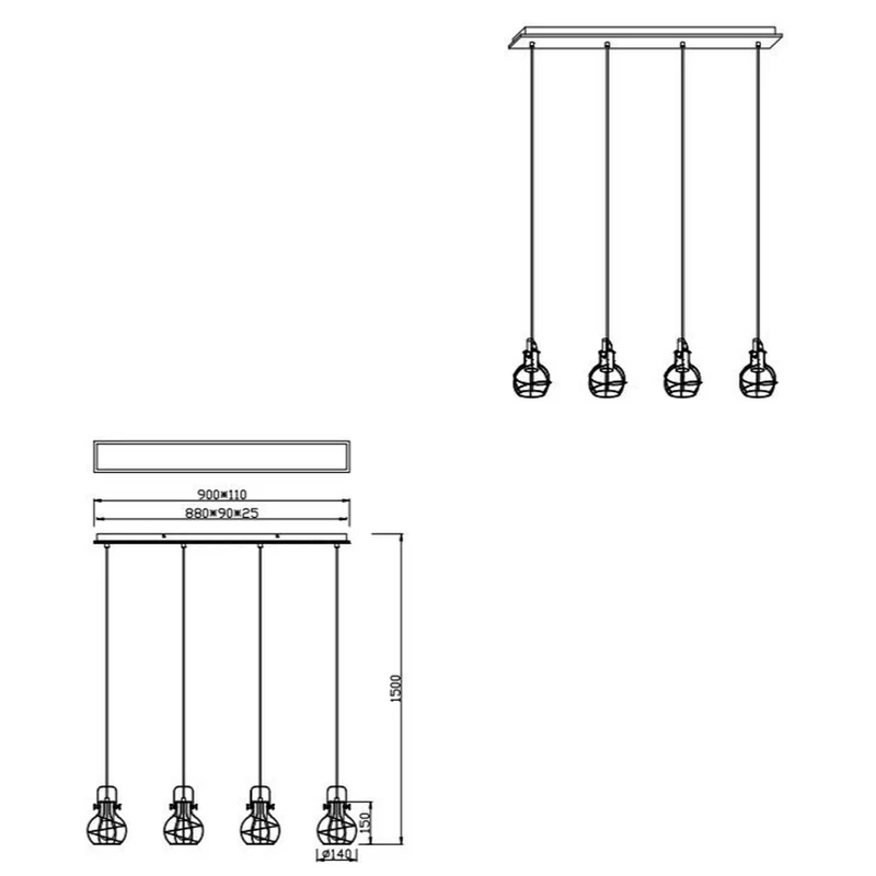 Lampe Suspension Vintage Industrielle