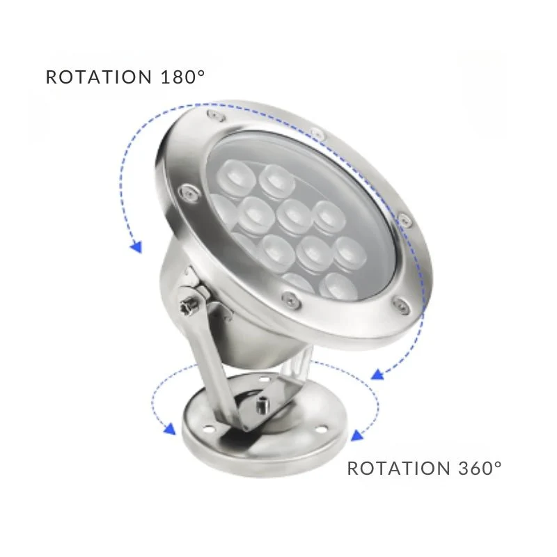 Spot Extérieur Orientable 36W IP68 DC24V