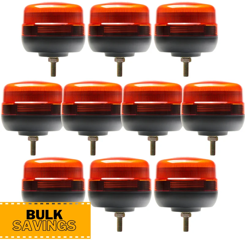 Lot de 10 gyrophares LED Torlok Compact à boulon unique