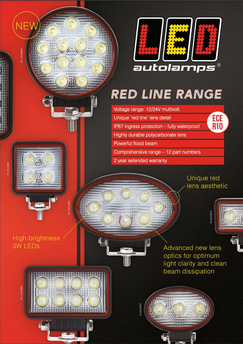 Projecteur LED ovale par LED Autolamps / 1920 Lumens