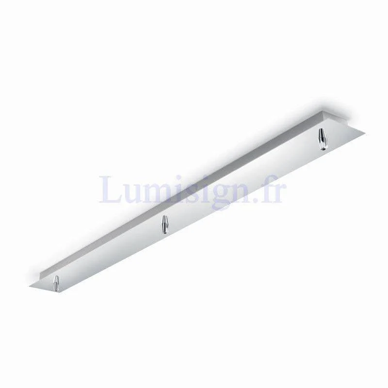 Pavillon trois suspensions chrome