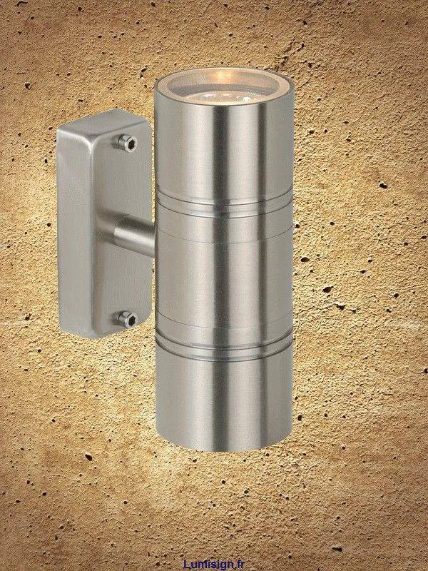 Applique extérieure LED ARNE-2 chrome satin