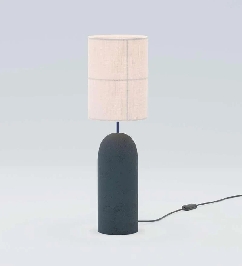 Lampe de table RANIA béton anthracite