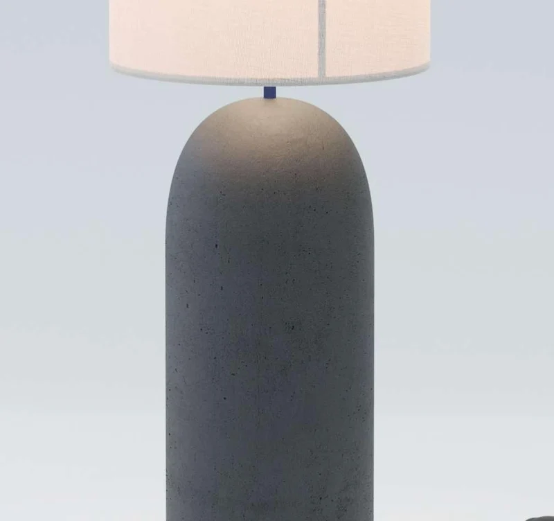 Lampadaire RANIA béton anthracite