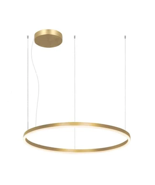 Suspension cercle LED Zambelis 22241 or mat Ø 120 cm