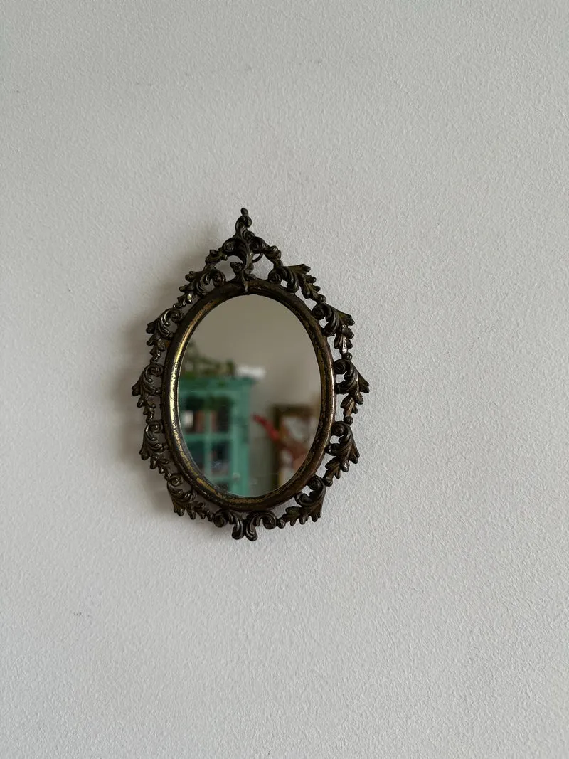 Miroir XS dentelle sculpté métal