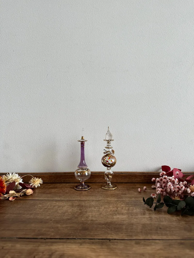 Fioles à parfum égyptiennes vintage