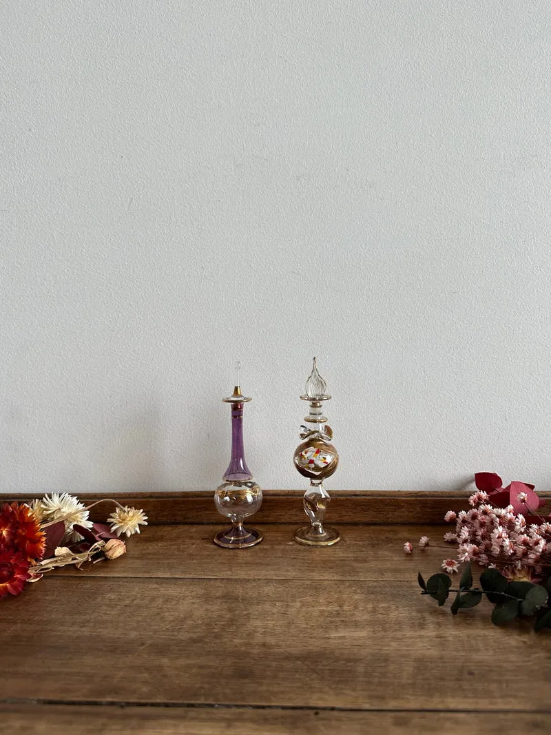 Fioles à parfum égyptiennes vintage