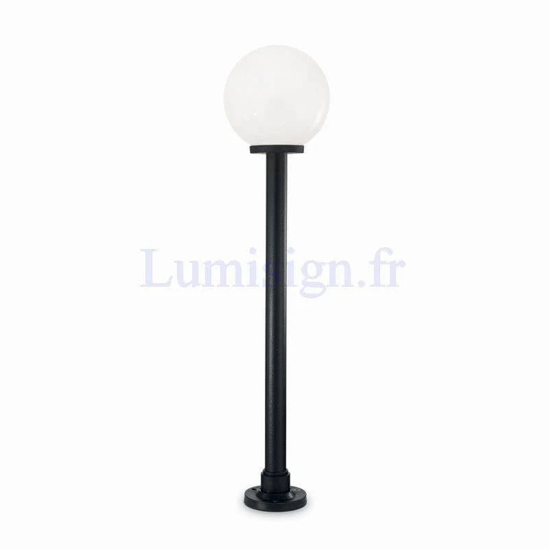 Mini lampadaire CLASSIC-GLOBE opale