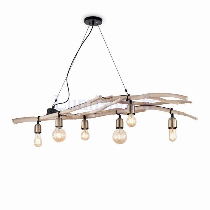 Suspension DRIFTWOOD-SP6 bois naturel