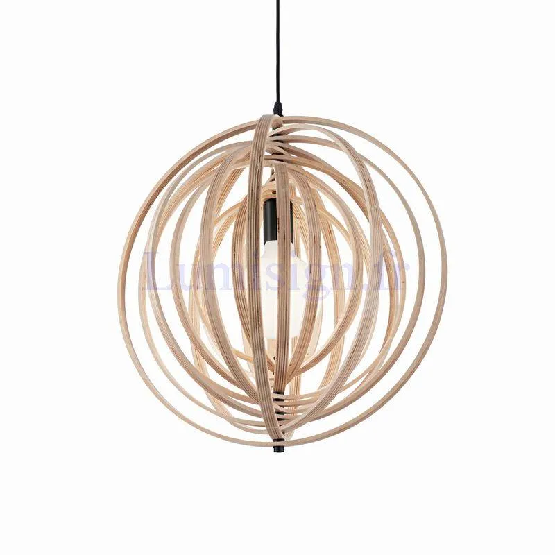 Suspension DISCO bois