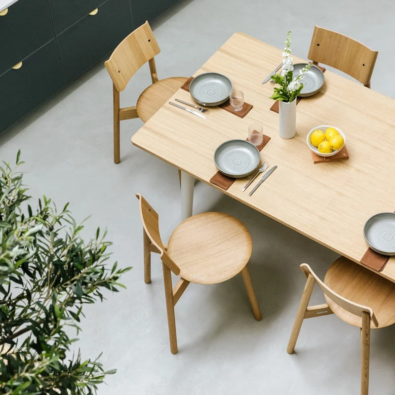 Tiptoe New Modern Rectangular Wood Dining Table