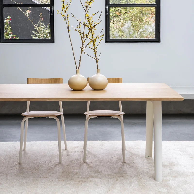 Tiptoe New Modern Rectangular Wood Dining Table