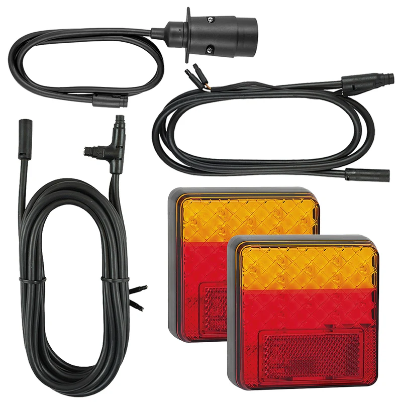 Feux de remorque carrés Autolamps LED / Kit Plug & Play
