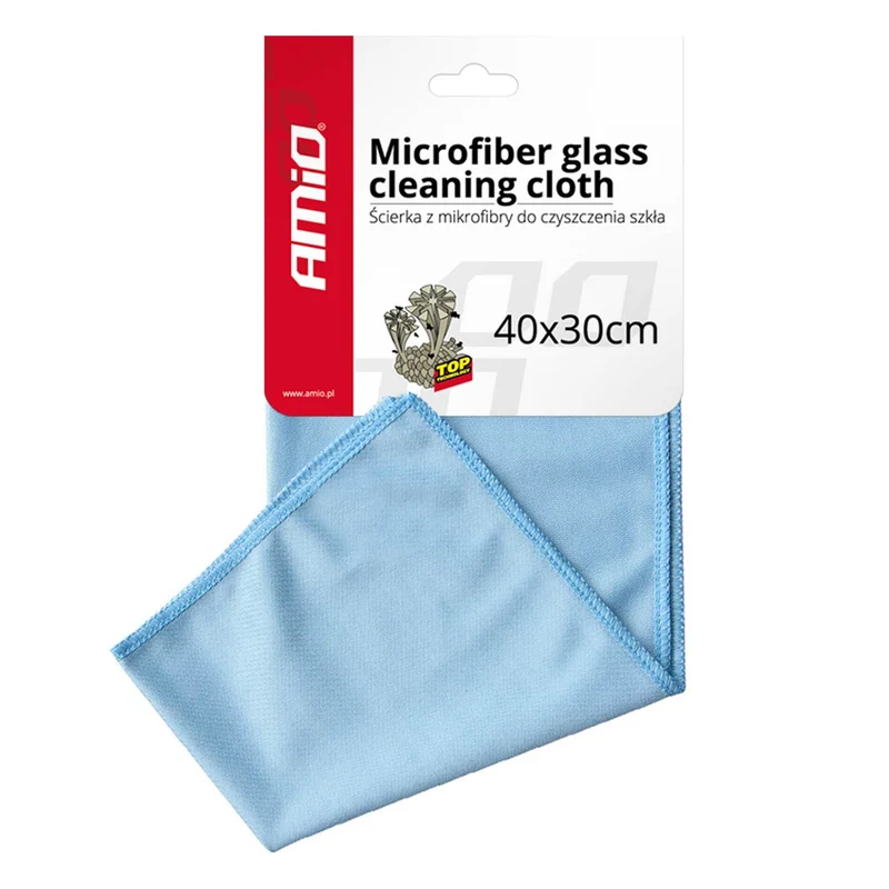 Chiffon de nettoyage en microfibre pour verre