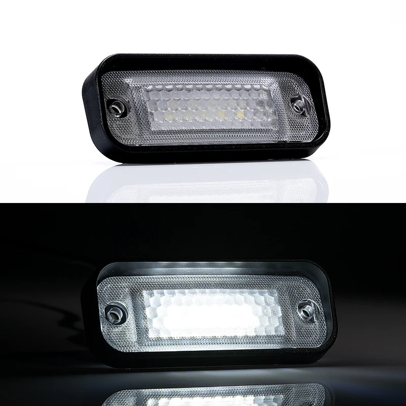Lampe LED de plaque d'immatriculation encastrée