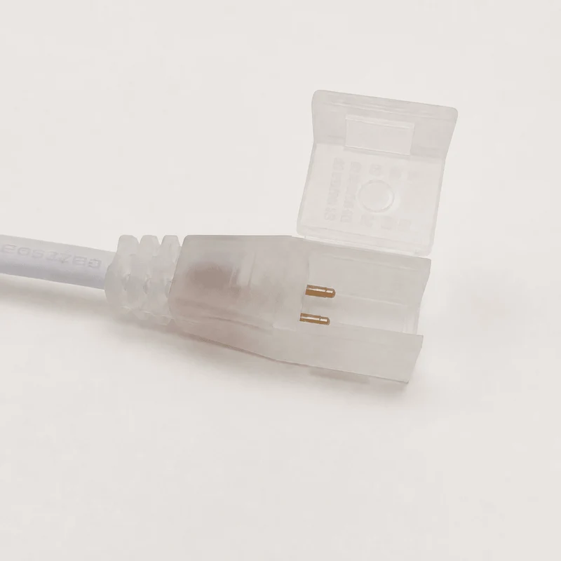 Connecteur Électrique pour Ruban LED 24V/220V Silicone 10x10mm